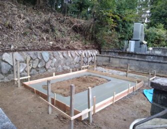 基礎工事の様子です